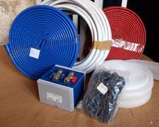 New Wet/Water UNDERFLOOR Heating System Manual Thermostat Complete Kit 5Sqm2