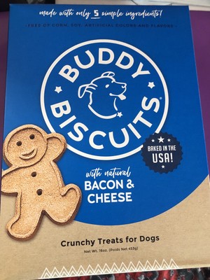 buddy biscuits bacon and cheese