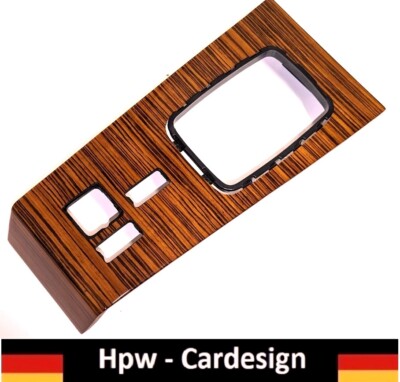 SCHALTKONSOLE SCHALTBRETT FÜR MERCEDES W123  ZEBRANO HOLZ NEU NR.8