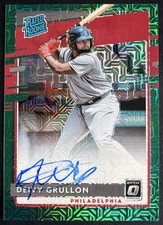Deivy Grullon Rated Rookie /99 Autograph Green Mojo Donruss Optic *SEE AUTO