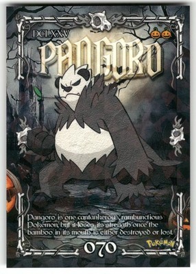 Pangoro #70- Cracked Ice Holo - Prisma Trick or Treat Cards - Pokemon
