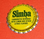 VINTAGE SIMBA LION COCA-COLA COKE SODA POP UNCRIMPED plastic Lined BOTTLE CAP