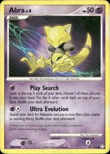 Abra 69/123 Common Mysterious Treasures Pokemon Moderately Played