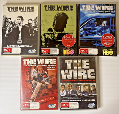 The Wire Complete Series Season 1-5 DVD 1 2 3 4 5 Reg 4 Free Post
