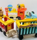 Vintage 1973 Fisher Price Little People Play Family Circus Train Set #991 Lot