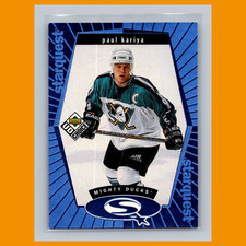 Paul Kariya #SQ25 1998-99 UD Choice StarQuest Blue Anaheim Mighty Ducks Hockey