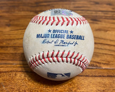 Logan Webb Giants Game Used PITCHED Baseball 7/12/2022 vs Diamondbacks Peralta