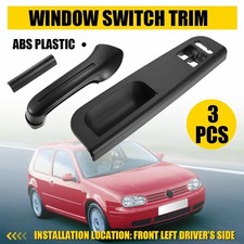 Car Door Handle Trim Cover Window Switch Panel Bezel for VW Golf MK4 2 Doors EPU
