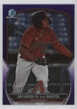 2023 Bowman Draft Chrome Purple Refractor /250 Deyvison De Los Santos 0q65