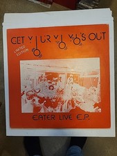 Eater  - Get Your Yo Yo's Out (Eater Live E.P.) (12", EP, Ltd, Red)