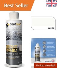 Long-Lasting Grout Magic 237ml - White Silicone Sealer for Imperfect Tiles