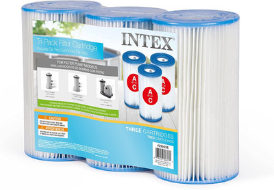INTEX 29003E Type a Pool Filter Cartridge: for INTEX Filter Pumps   Easy-To-Clea