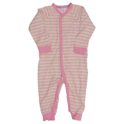 Reflex, Strampler, Größe: 80, Pink/Weiß, Baumwolle/Polyamid/Wolle, Streifen #i5S