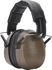 PROHEAR 038 Ear Protection Safety Earmuffs for Mowing, 28dB Large, Brown 