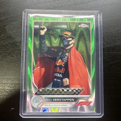2022 Topps Chrome F1 Max Verstappen #/99 card #163 