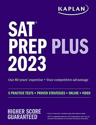SAT Prep Plus 2023: Includes 5 Full..., Kaplan Test Pre