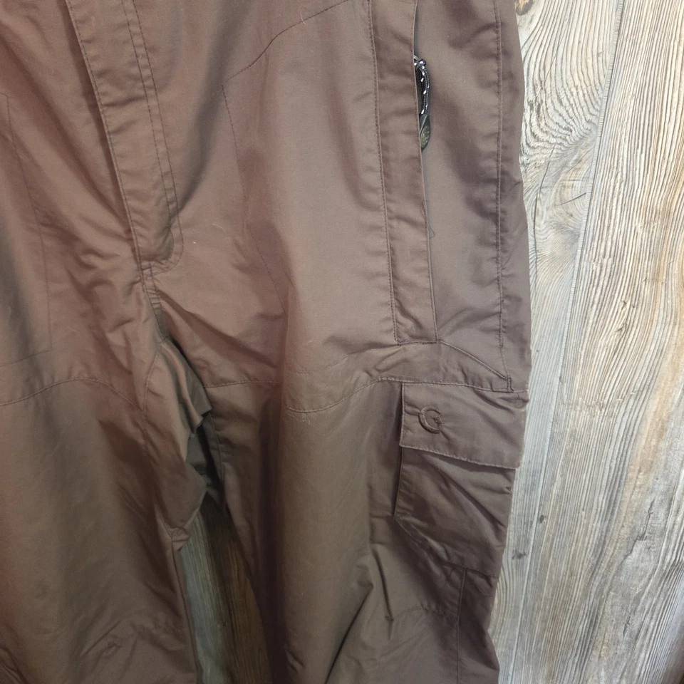 Pantalones Rawik Exterior Invierno Nieve Esquí Talla Grande Bolsillos de Carga Resistente al Agua Marrón Foto 3 de 4