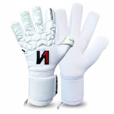 ONEKEEPER ACE All White Professional-Level Goalkeeper Glove for Adult & Youth