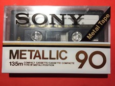SONY METALLIC 90 TYPE IV (Metal) Position Compact Cassette - OVP