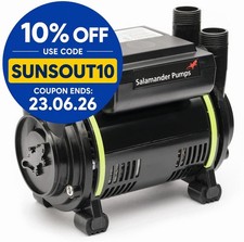 Salamander CT50XTRA 1.5 Bar Shower Pump Twin Impeller Positive Regenerative