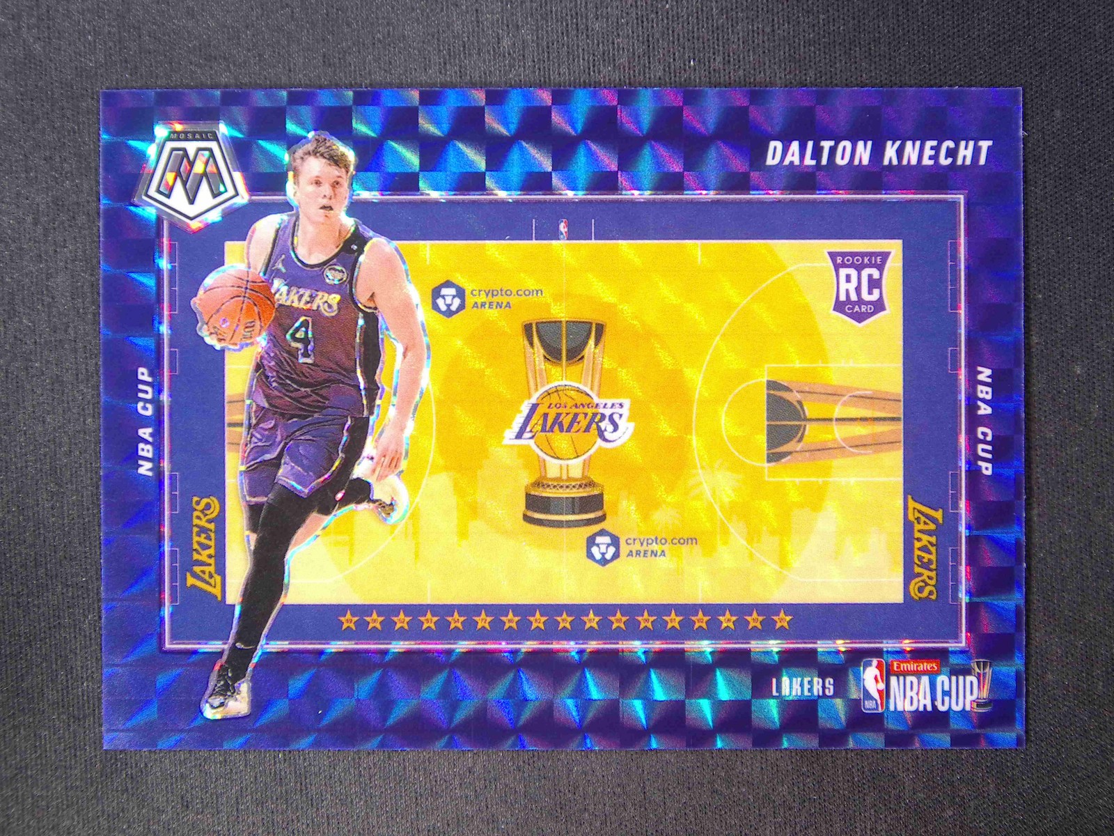 2024-25 Panini Mosaic Dalton Knecht #6 RC Rookie NBA CUP Prizm