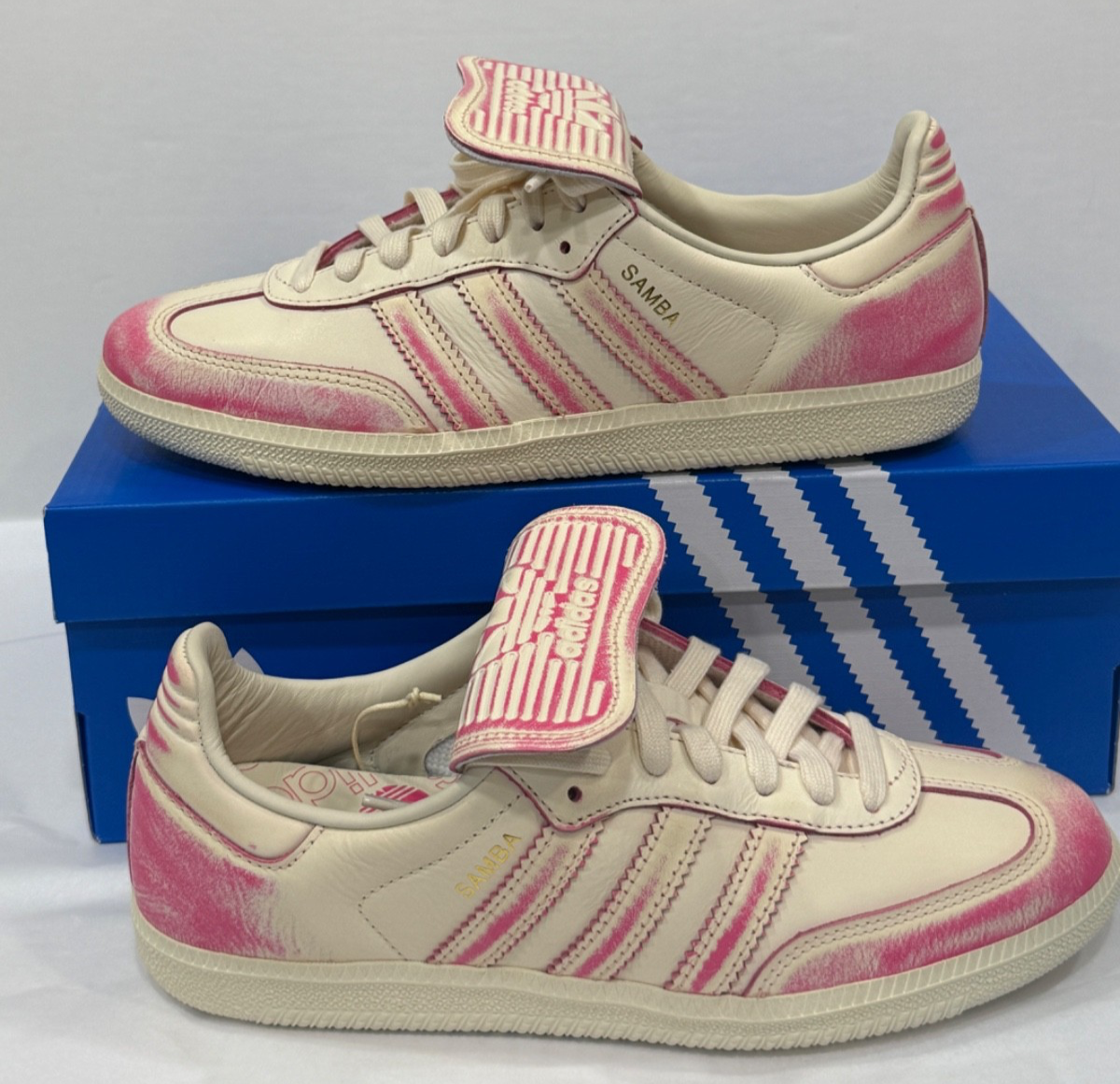 Adidas Originals Samba LT SZ 8 Women's Long Tongue JR5998 White