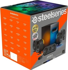 SteelSeries Arena 9 Illuminated 5.1 Desktop Gaming Speakers Surround Sound