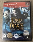 Lord of the Rings Two Towers Playstation 2 PS2 Greatest Hits, Complete CIB 🎮💥