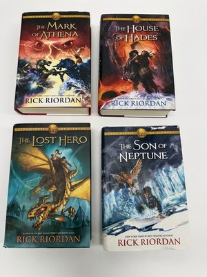 The Heroes of Olympus Paperback&HC Books | by Rick Riordan Complete Set Lot 1-4