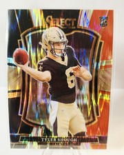 2025 Panini Select - Premier Level Tyler Shough #141 Black & Red Shock Prizm ...