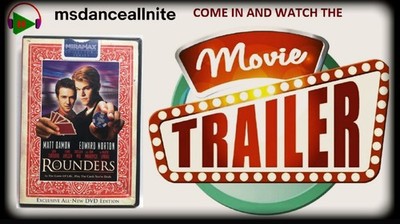 Rounders [1998] (DVD,2004,Widescreen) Matt Damon, Edward Norton, Great Shape!