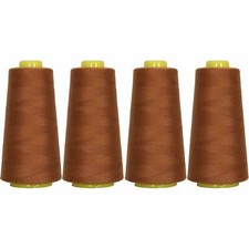 4 BIG CONES TOAST SERGER SEWING THREAD 2750 YD TEX 27 40S/2-THREADART