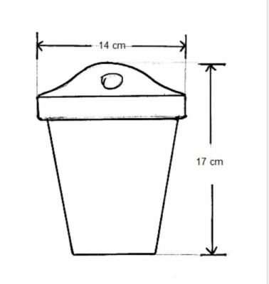 Piantatrice Ceramica Fatto A Mano Piantatrice Da Parete In Terracotta Spagnola Smaltata Misura 808359 - Foto 12