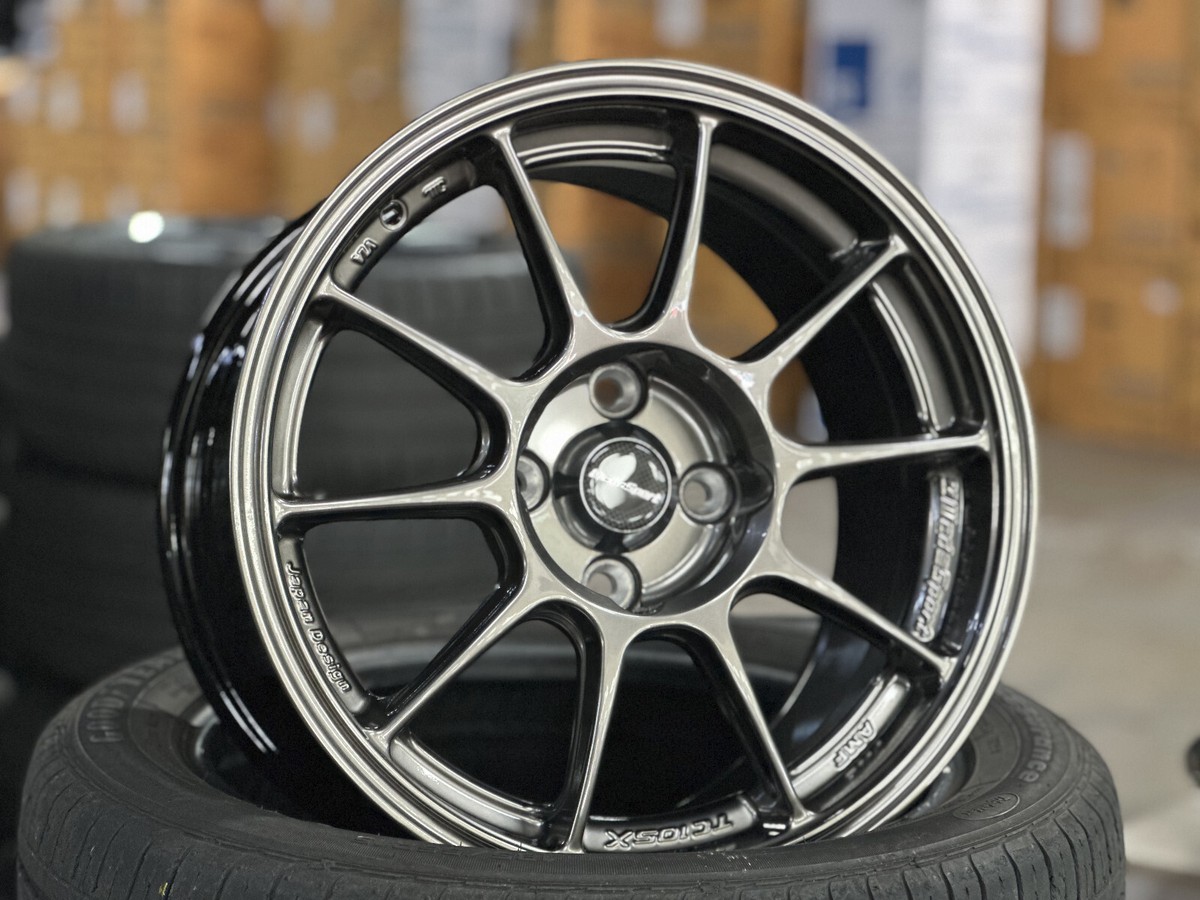 NEW 4x100 (4 Wheel) 15x8J AOW TC105X Flow Formed Fits for HONDA