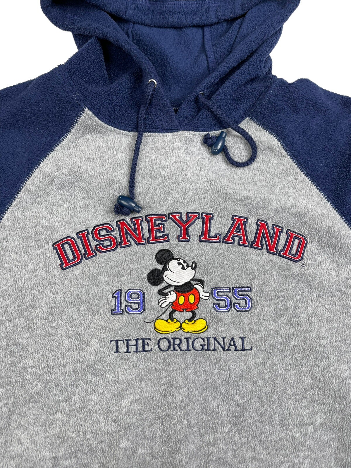 Disney Mickey Mouse Hoodie Sweatshirt Disneyland Resort Navy Blue