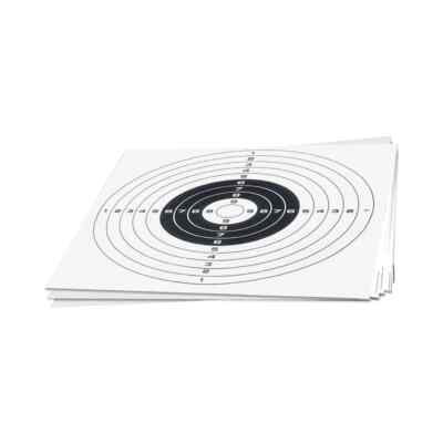 Gamo Paper Targets Bullseye 100pk for pellet rifles and air pistols