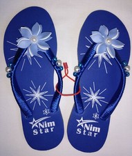 Women Casual Thong Flat Teen Girls Flip flop slippers Summer Flower Soft Rubber