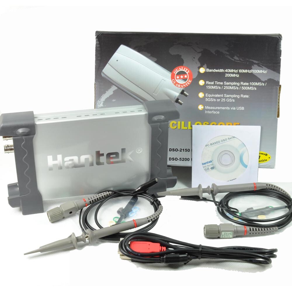 Hantek 6022be Pc Based Usb Digital Storage Oscilloscope 2channels mhz 48msas For Sale Online Ebay