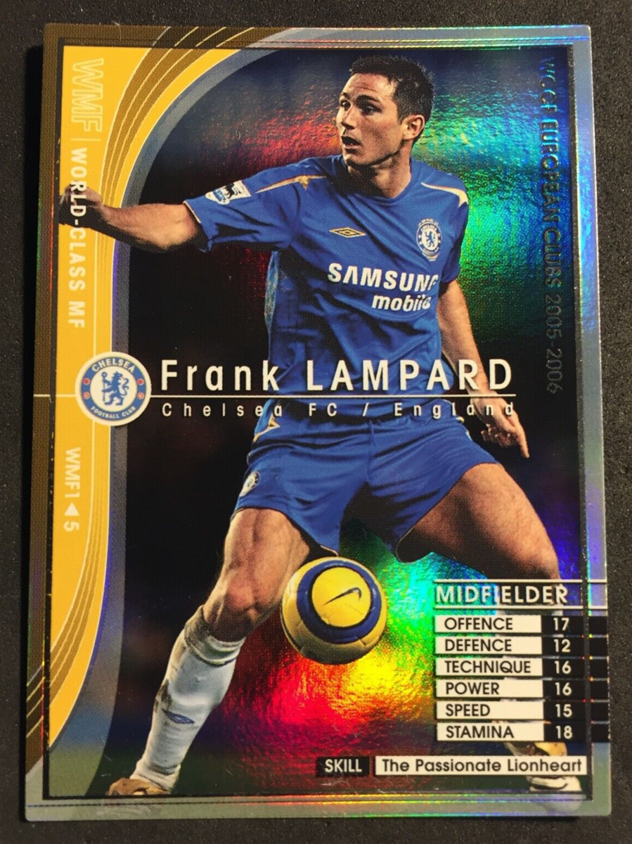 2005-06 Panini WCCF World Class Midfield Frank Lampard Chelsea