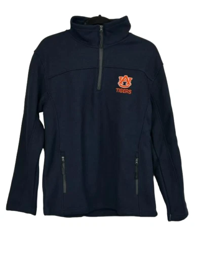 Colosseum Athletics Herren Auburn Tigers Lineman Quarter-Zip Jacke Navy - Bild 1 von 1