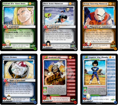 Dragon Ball Z CCG SCORE Androids Saga Limited CHOOSE YOUR CARD 1-123 Non-Foil