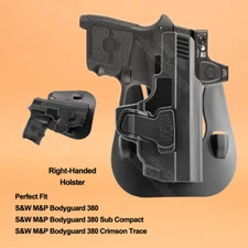 M&P Bodyguard Holster Fit Smith & Wesson M&P Bodyguard 380 Crimson Trace Holster