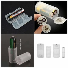 AAA to AA /AA to D/AA to C Battery Converter Tube Battery Size Conersion Adapter