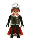 Playmobil Figure Vintage Castle King w/ "Shiny" Crown Red Cape RARE HTF 3130x