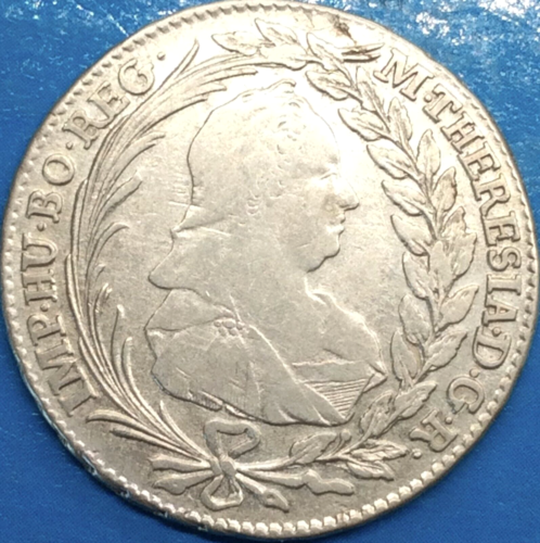 20 Kreuzer 1774 I.C.F.A. Austria Maria Theresia silver - Rare!