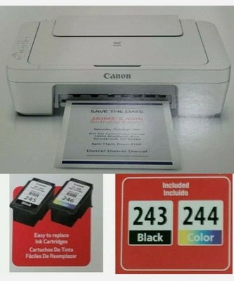 Canon PIXMA MG2522 Wired All-in-One Color Inkjet Printer Scanner Copier  WITH INK | eBay