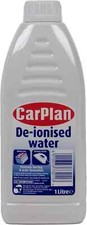 Image of Carplan De-Ionised Water Car Battery & Iron Steam Top Up Distilled Fluid 1L