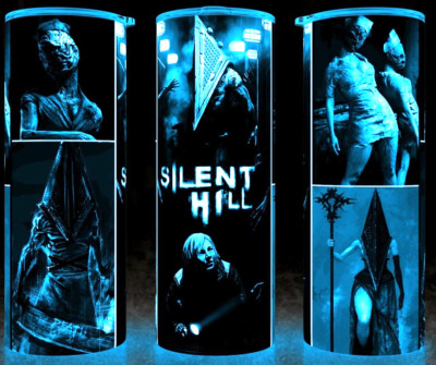 Glow in the Dark Silent Hill Horror Gaming Cup Tumbler 20oz
