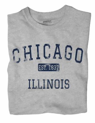 Chicago Illinois IL T-Shirt EST