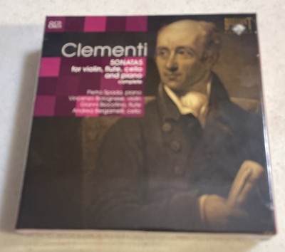 Muzio Clementi Sonatos For Violin Flute Cello And Piano 8 Cd Set SEALED Italy